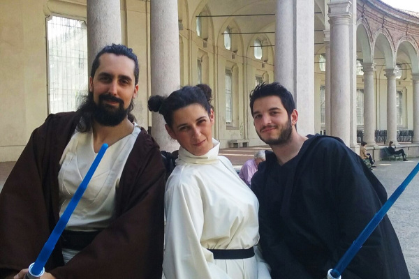 Gruppo di Jedi e Principessa Leila