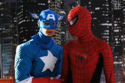 Capitan America e Spiderman